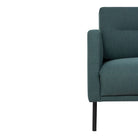 Larvik Chaiselongue Sofa (RH) - Dark Green, Black Legs - Price Crash Furniture