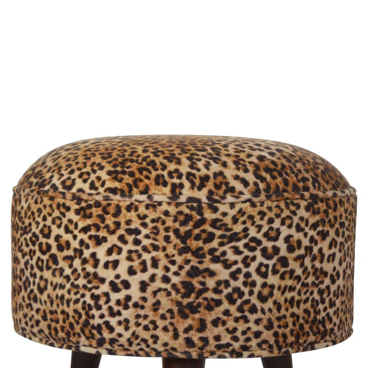 Leopard Nordic Style Footstool - Price Crash Furniture