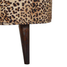 Leopard Nordic Style Footstool - Price Crash Furniture