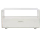 Lido - White high flatscreen TV unit - Price Crash Furniture