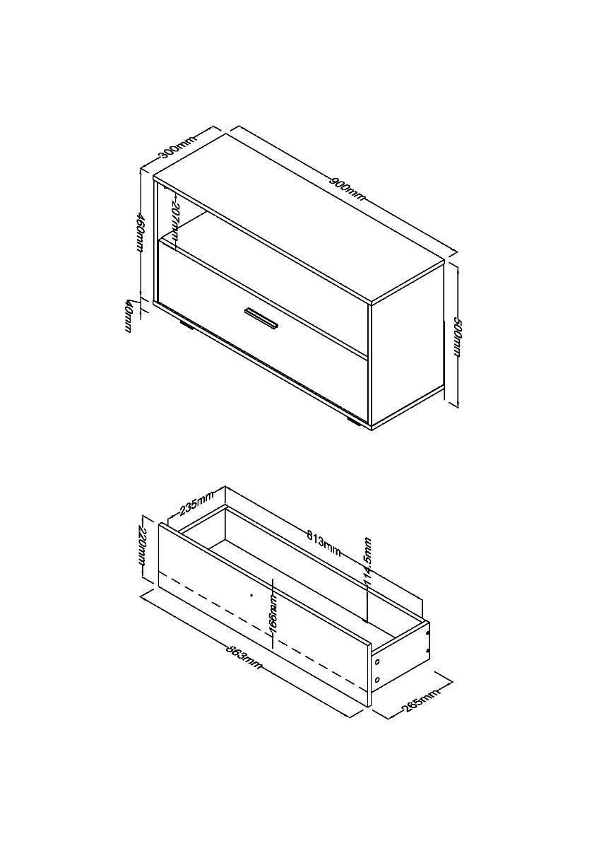 Lido - White high flatscreen TV unit - Price Crash Furniture