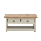 Lisbon coffee table with 2 drawers by TAD - Price Crash Furniture