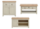 Lisbon Living 3 Piece Set: 1 Door TV Unit, 2 Door Sideboard, Coffee Table - Price Crash Furniture