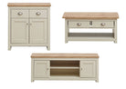 Lisbon Living 3 Piece Set: 2 Door TV Unit, 2 Door Sideboard, Coffee Table - Price Crash Furniture