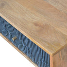 Milan Navy Console Table - Price Crash Furniture