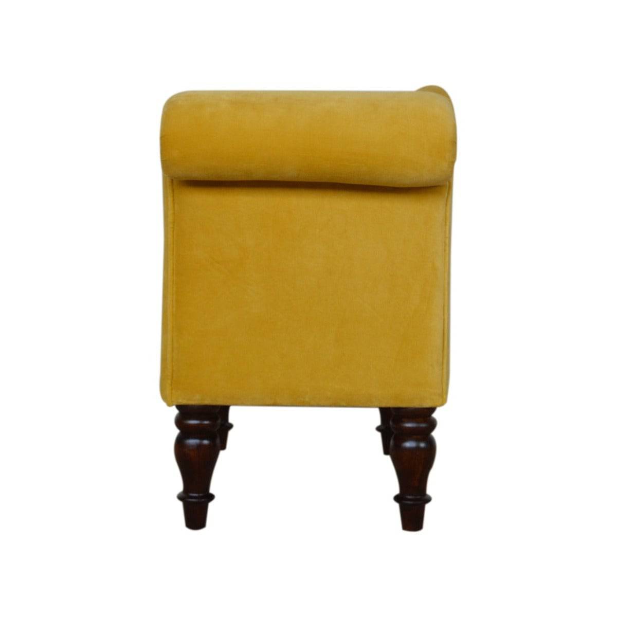 Mustard Velvet Chaise - Price Crash Furniture