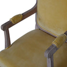 Mustard Velvet French Style Chair - Price Crash Furniture