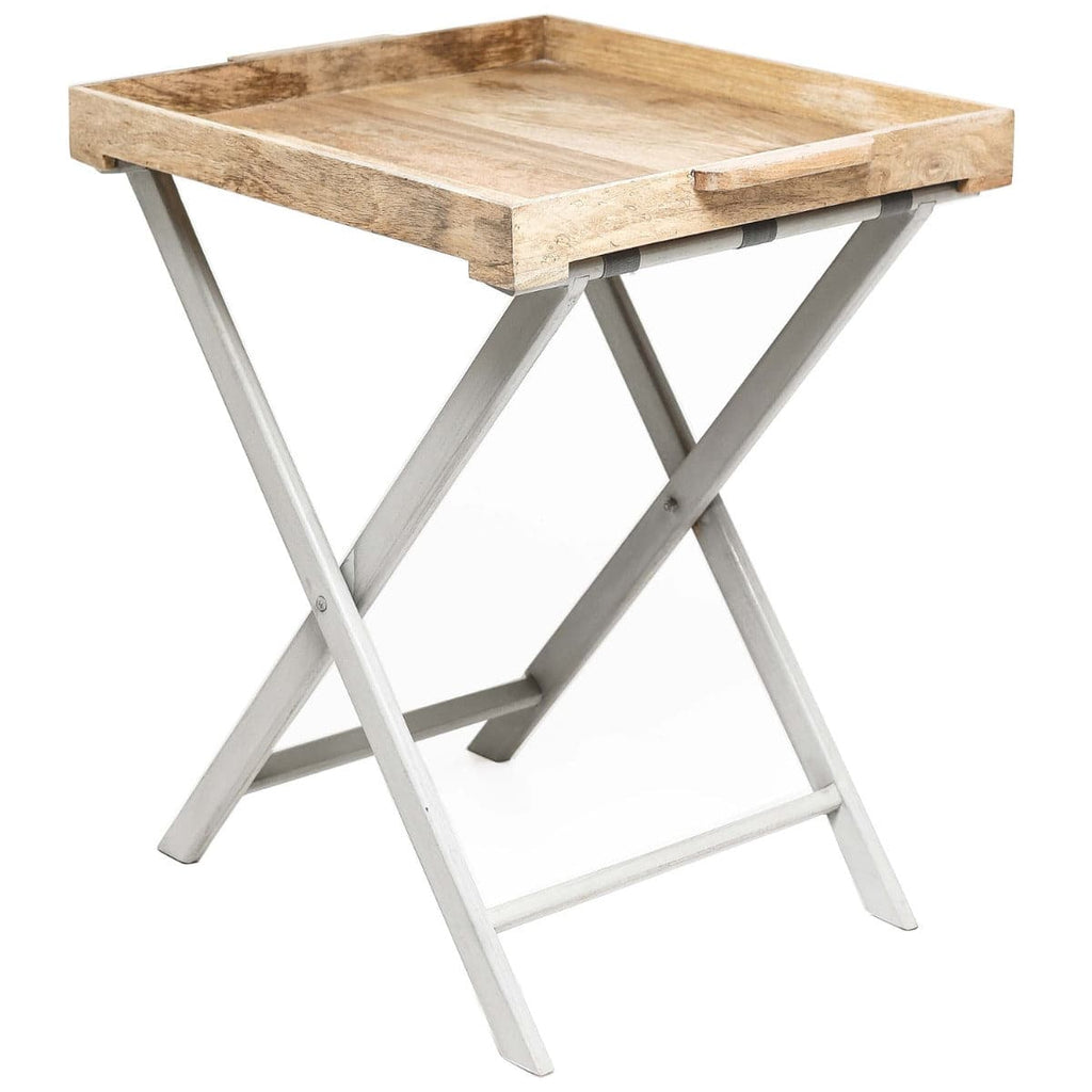 Nordic Grey Collection Large Butler Tray Table - Price Crash Furniture