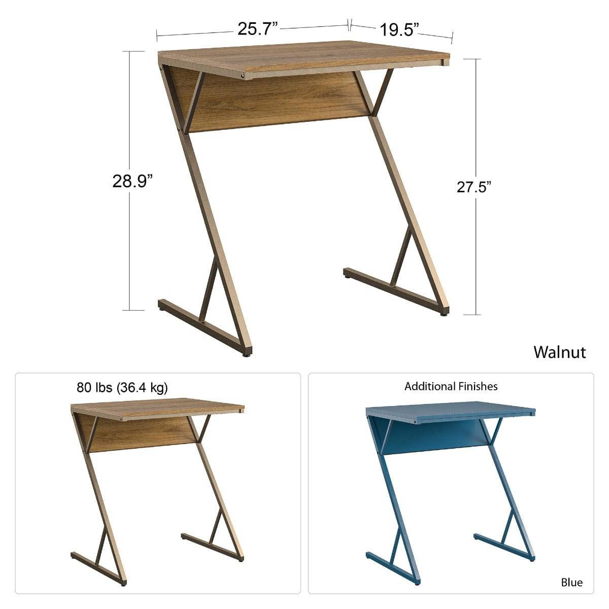 Novogratz Regal Accent Table/Laptop Desk - Price Crash Furniture