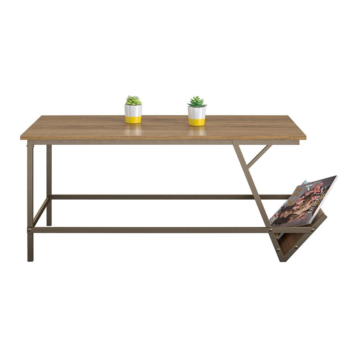 Novogratz Regal Coffee Table in walnut - Price Crash Furniture