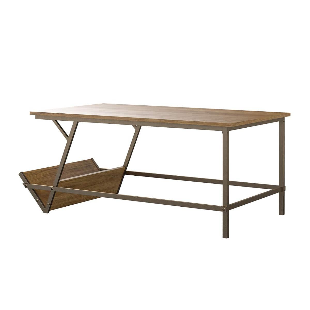 Novogratz Regal Coffee Table in walnut - Price Crash Furniture