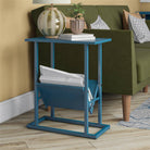 Novogratz Regal End Table in Bright Blue Finish - Price Crash Furniture