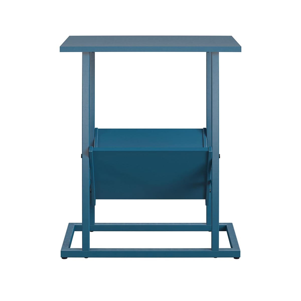 Novogratz Regal End Table in Bright Blue Finish - Price Crash Furniture