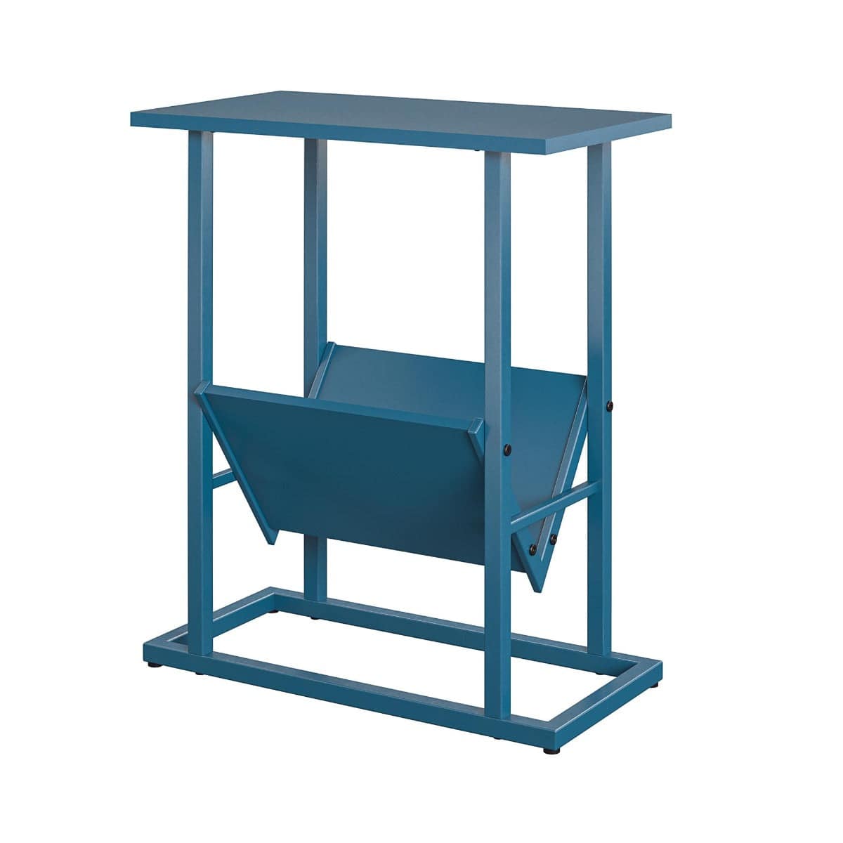 Novogratz Regal End Table in Bright Blue Finish - Price Crash Furniture