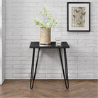 Owen Retro End Table - Black Oak - Price Crash Furniture