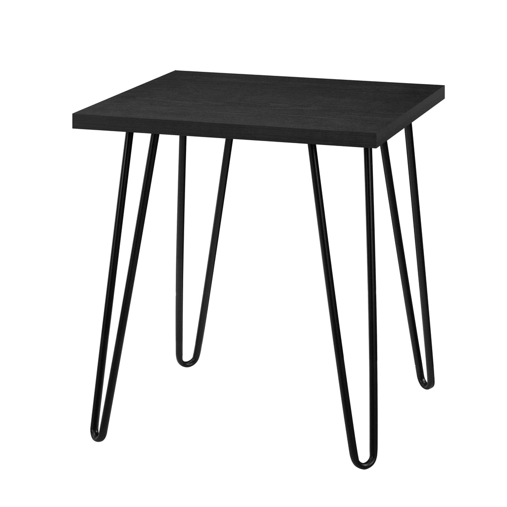 Owen Retro End Table - Black Oak - Price Crash Furniture