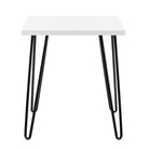 Owen Retro End Table - White - Price Crash Furniture