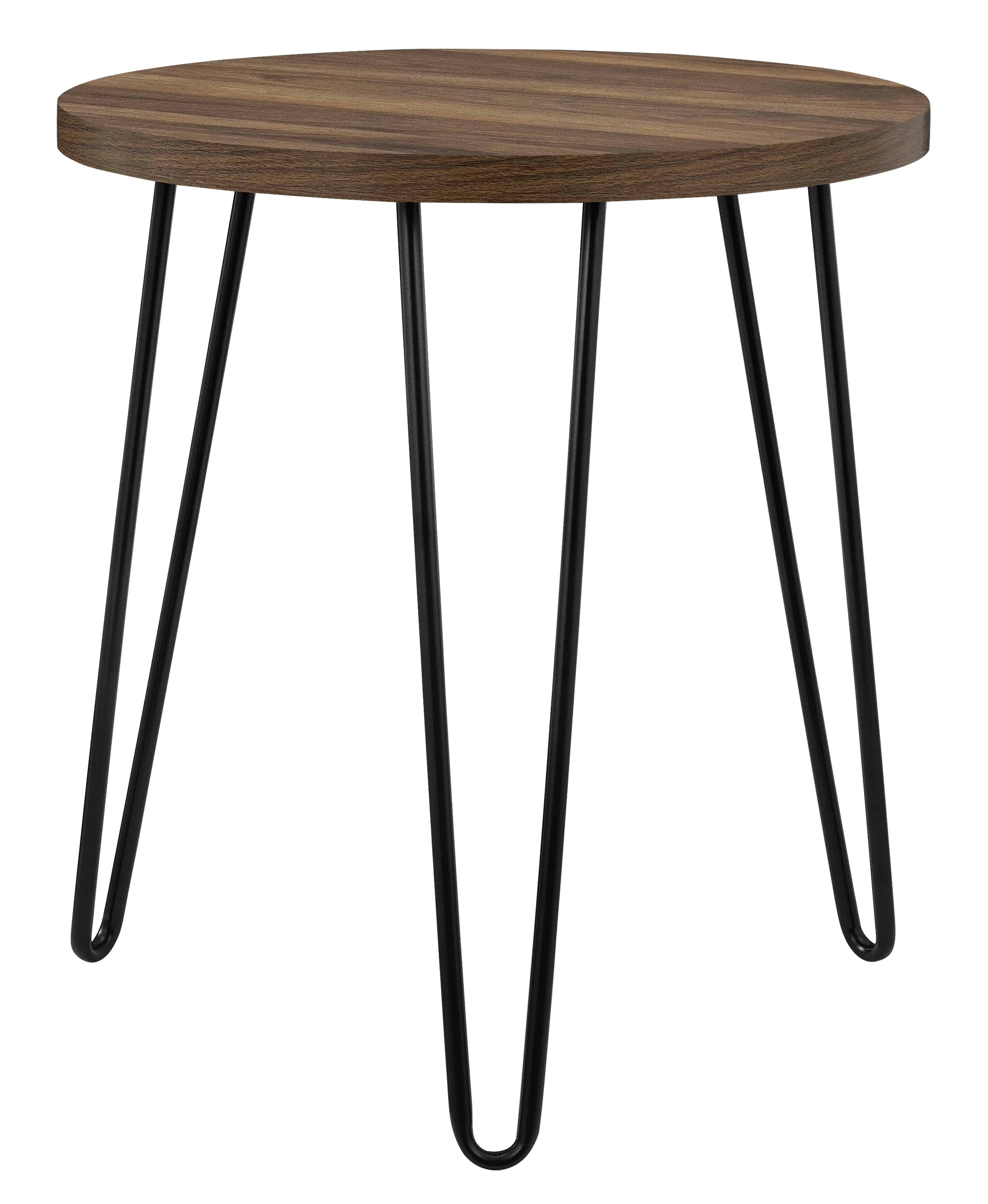 Owen Round End Table - Walnut - Price Crash Furniture