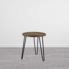 Owen Round End Table - Walnut - Price Crash Furniture