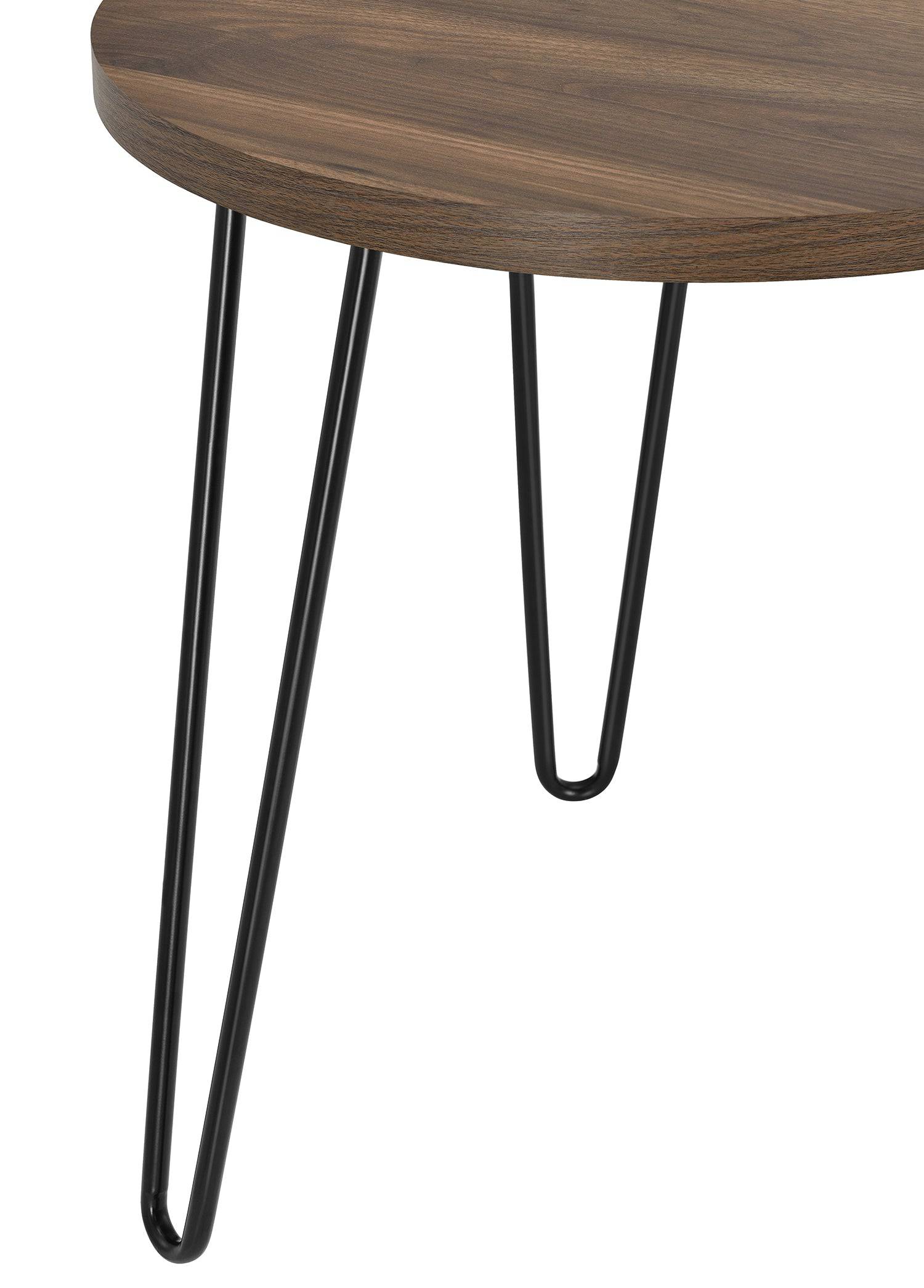 Owen Round End Table - Walnut - Price Crash Furniture