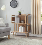 PC611 San Francisco Short Book Case in Oak by Jual - Price Crash Furniture