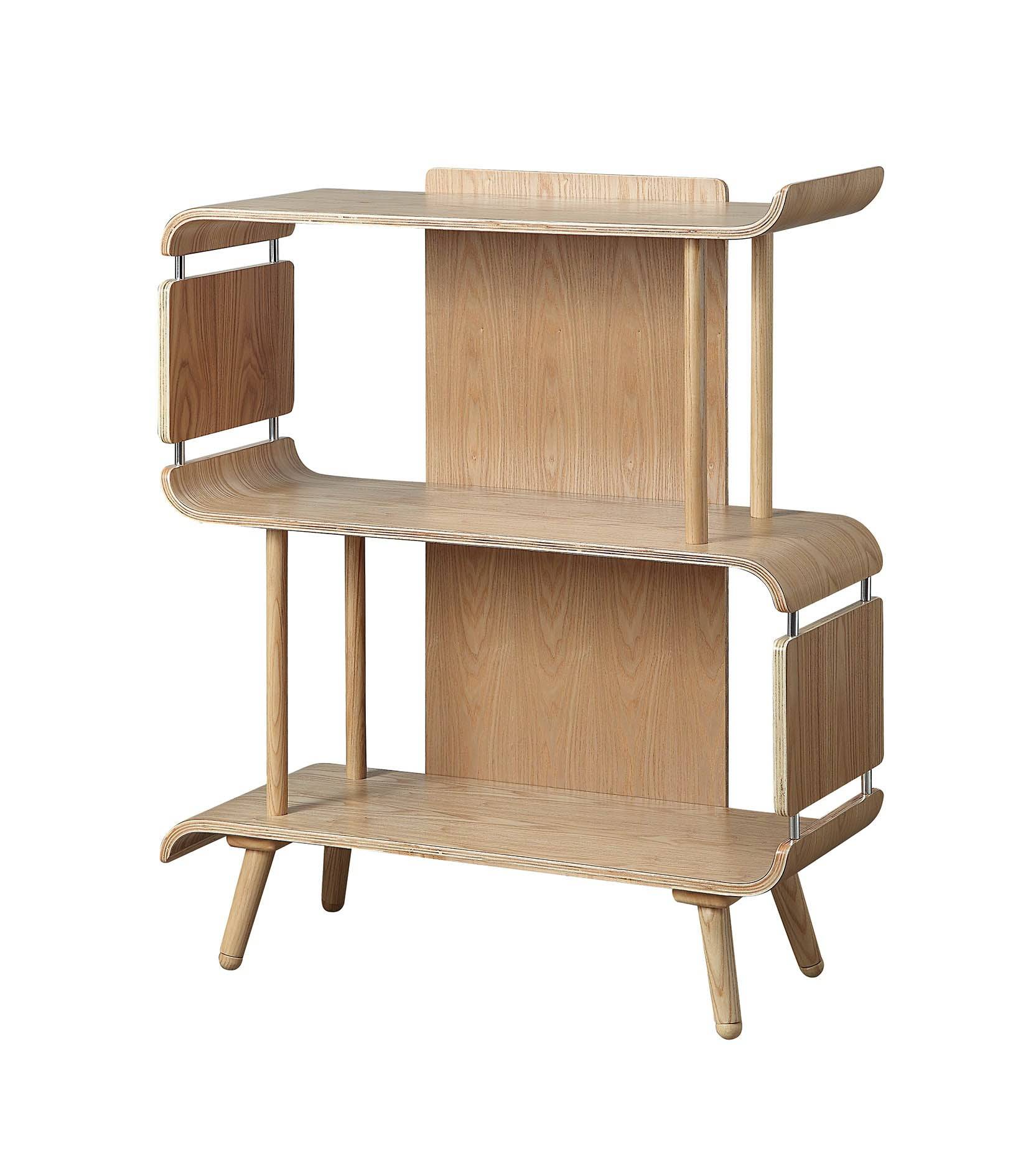 PC611 San Francisco Short Book Case in Oak by Jual - Price Crash Furniture