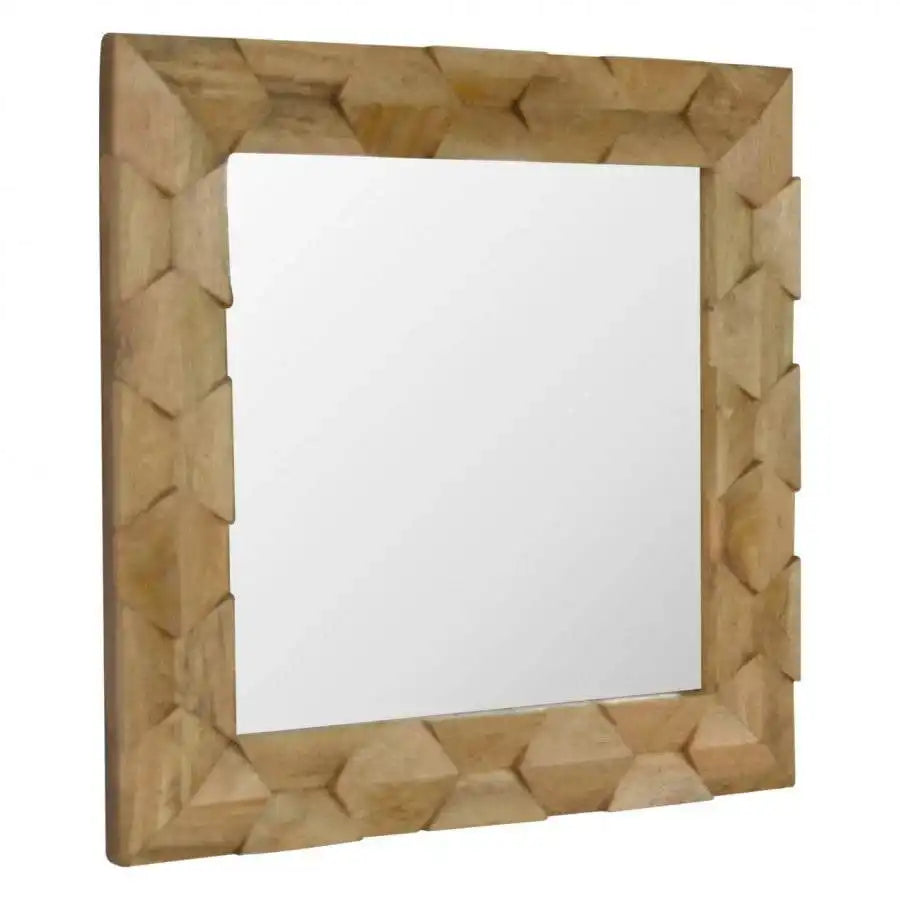 Pineapple Carved Square Mirror Frame - Price Crash Furniture