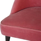 Pink Velvet Deep Button Chair - Price Crash Furniture