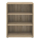 Prima Bookcase Shelving Unit 2 Shelves in Oak - Price Crash Furniture