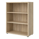 Prima Bookcase Shelving Unit 2 Shelves in Oak - Price Crash Furniture