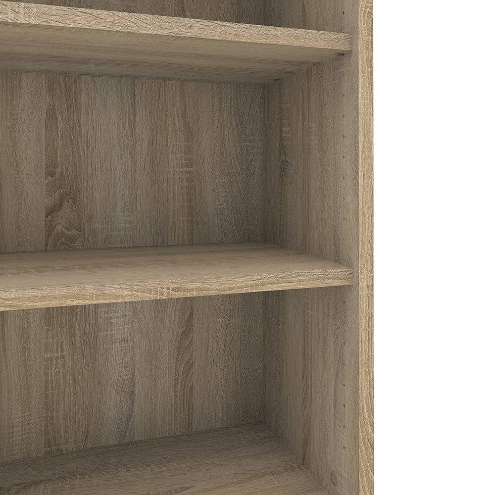 Prima Bookcase Shelving Unit 2 Shelves in Oak - Price Crash Furniture