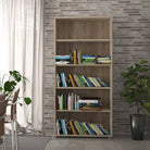 Prima Bookcase Shelving Unit 4 Shelves in Oak - Price Crash Furniture