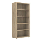 Prima Bookcase Shelving Unit 4 Shelves in Oak - Price Crash Furniture