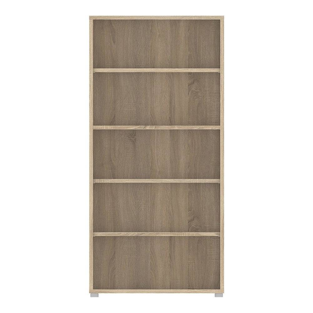 Prima Bookcase Shelving Unit 4 Shelves in Oak - Price Crash Furniture