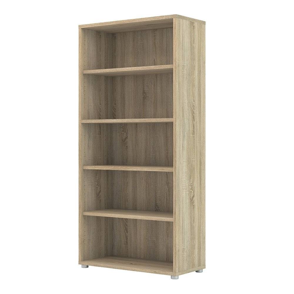 Prima Bookcase Shelving Unit 4 Shelves in Oak - Price Crash Furniture