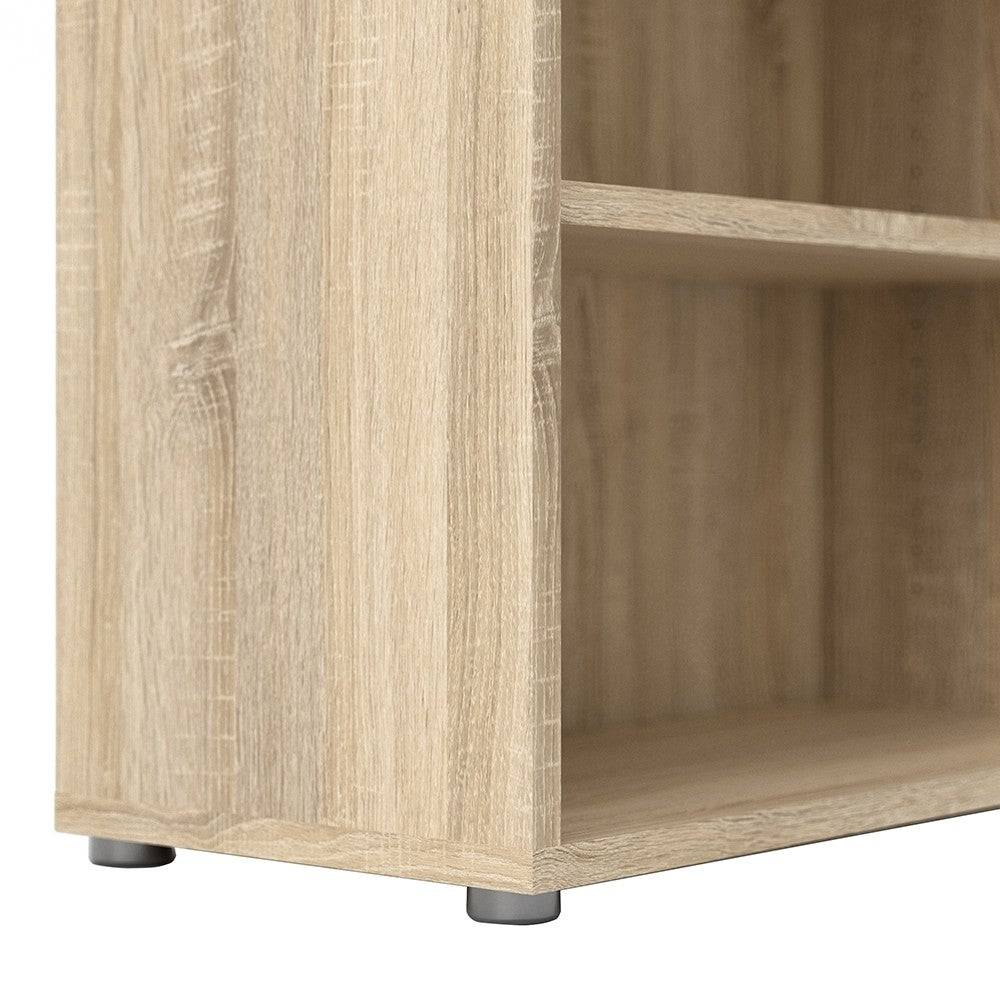 Prima Bookcase Shelving Unit 4 Shelves in Oak - Price Crash Furniture