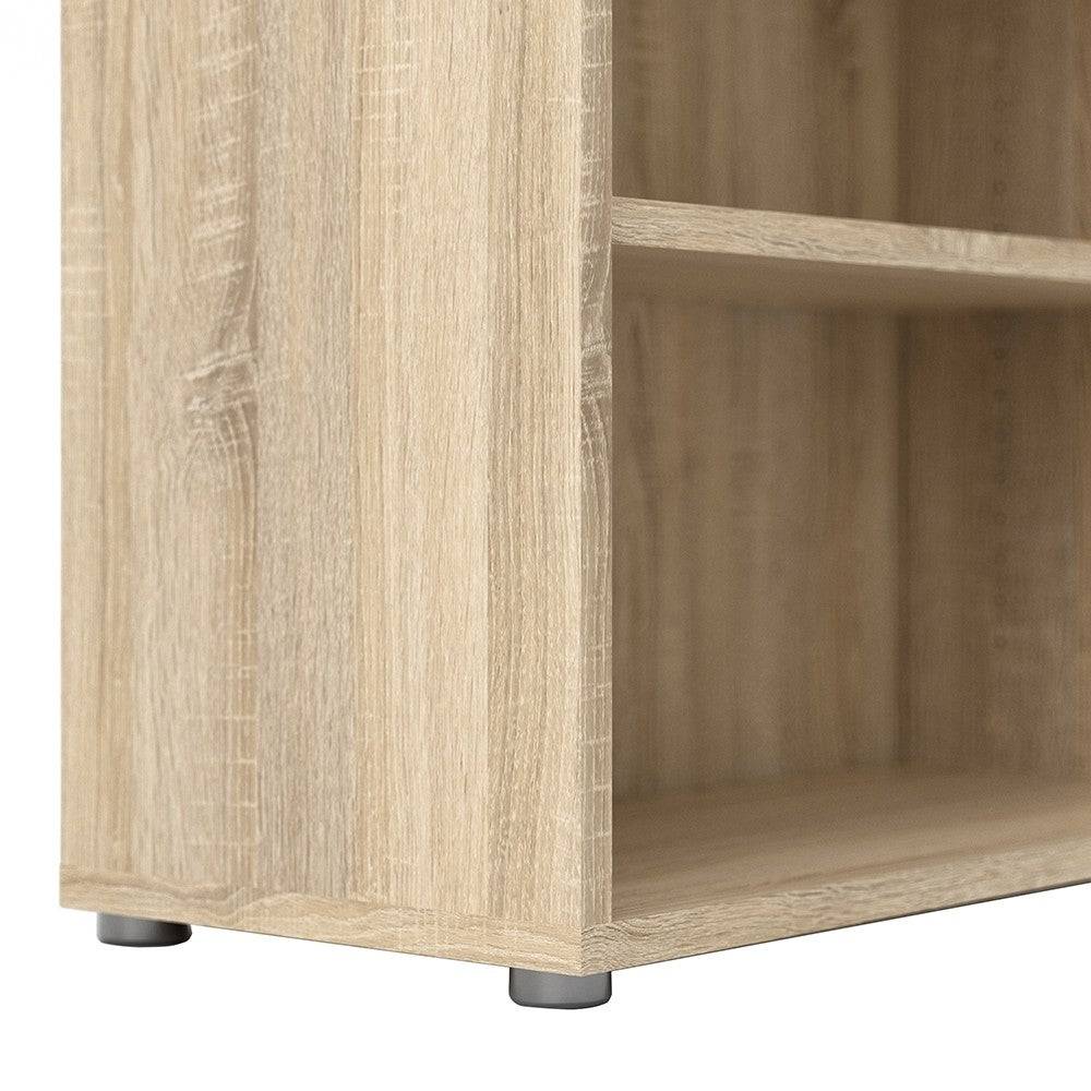 Prima Bookcase Shelving Unit 5 Shelves In Oak - Price Crash Furniture