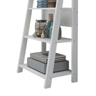 Riva Ladder Bookcase in White by TAD - Price Crash Furniture