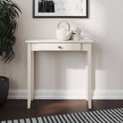 Rosewood Console Table in White by Dorel - Price Crash Furniture