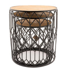 Set Of Three Honeycomb Side Tables - Price Crash Furniture