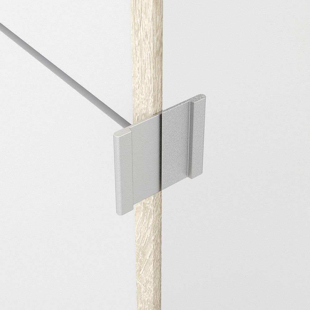 Shoe Cabinet: 3 compartments with 2 layers & 1 door in Oak & Gloss White - Price Crash Furniture