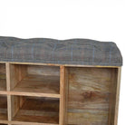 Shoe Cabinet With Upholstered Seat - Price Crash Furniture