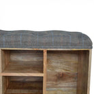 Shoe Cabinet With Upholstered Seat - Price Crash Furniture