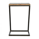 Side Table With Iron Base - Price Crash Furniture