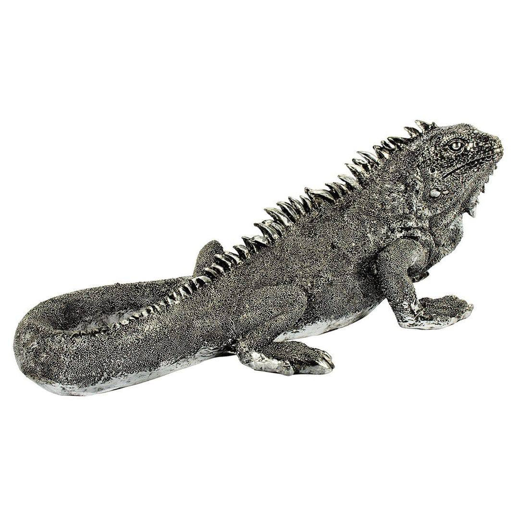Silver Coiled Rattlesnake Figurine Ornament - Home accessory - Price Crash Furniture