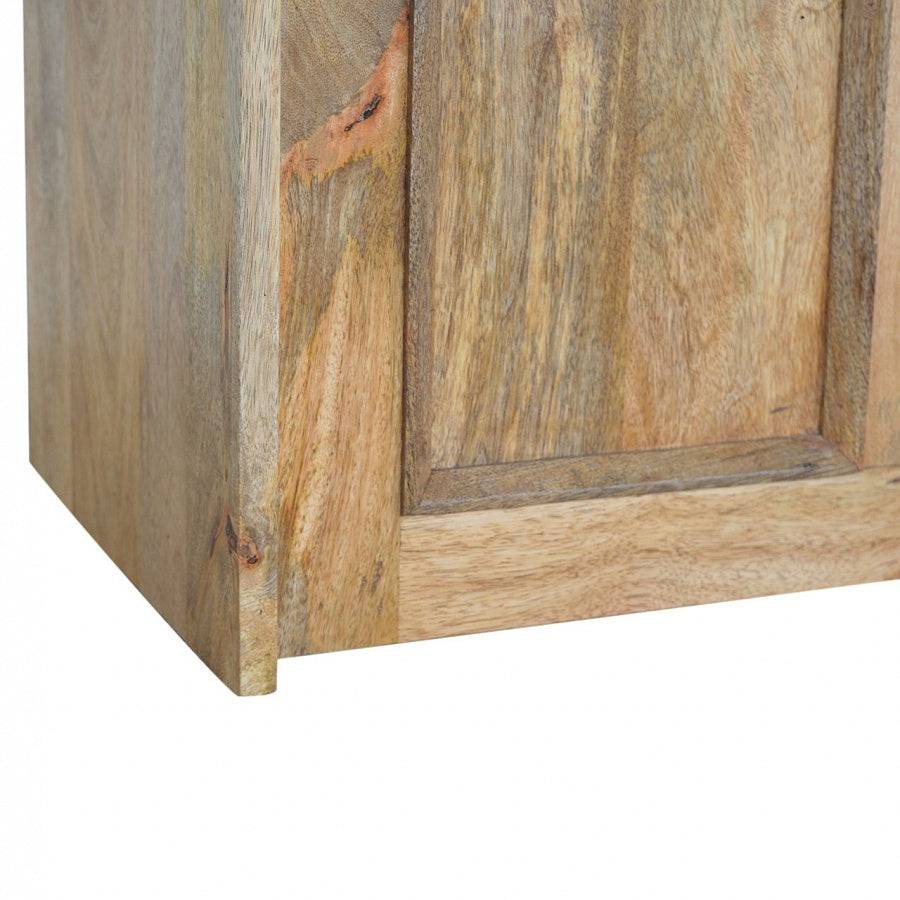 Small Wood Storage Hallway Monks Bench - Price Crash Furniture