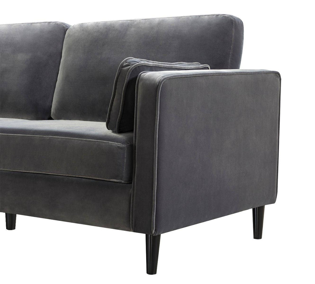 Snowdonia 2 Cushion Back Sofa in Slate Grey by TAD - Price Crash Furniture