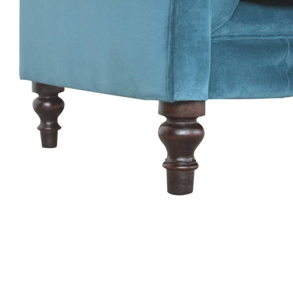 Square Tree Trunk Style Footstool - Price Crash Furniture