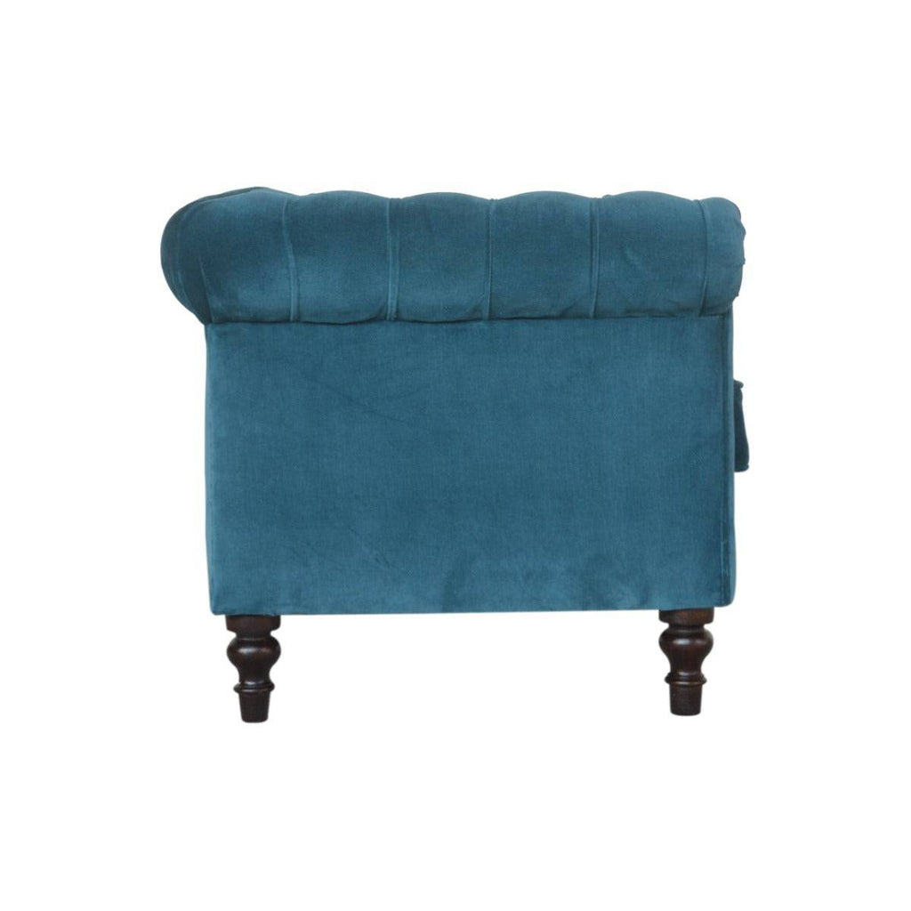 Square Tree Trunk Style Footstool - Price Crash Furniture