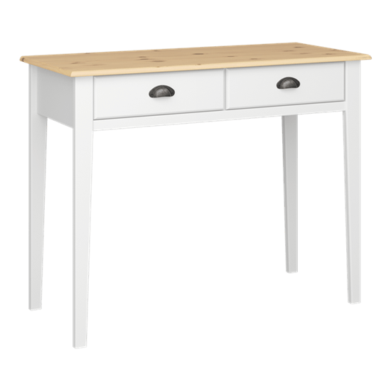 Steens Nola Console Table Laptop Desk in White - Price Crash Furniture